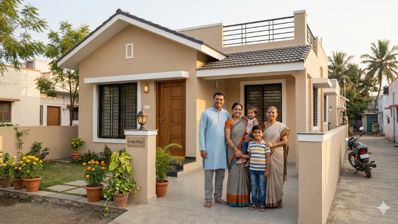 Buy a Home India, it's the foundation of family's safety and survival.”